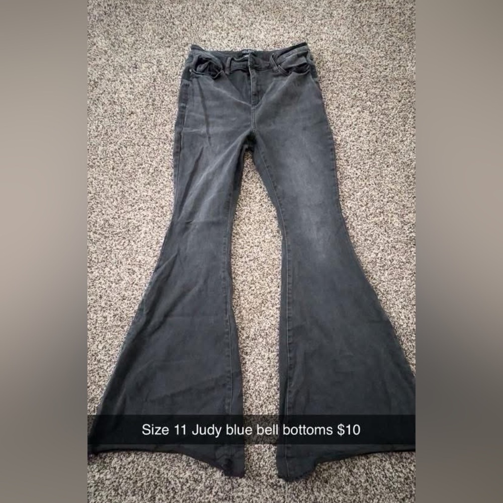 Judy Blue Women's Flared Black Jeans